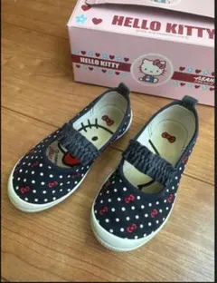 ドット柄 スリッポン