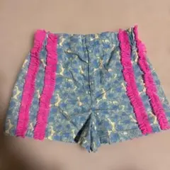 fafaデニムフリル付きパンツ 120