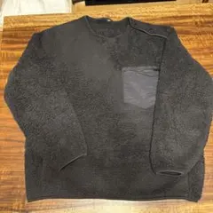 UNIQLO ブラック フリースプルオーバー L