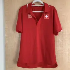 UNIQLO スイス代表 ポロシャツ レッドのサムネイル