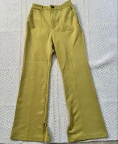 イエローフレアパンツ Lサイズ