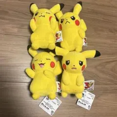 ポケモン　ピカチュウ　30周年　いろんなおかおぬいぐるみ　フルコンプ