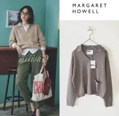 極美品・25SS✨マーガレットハウエル COTTON SILK STRIPE - メルカリ