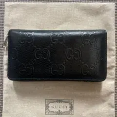 GUCCI GGエンボスジップアラウンドウォレット 直営店購入