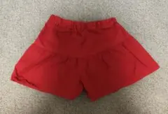 GU　ジーユー　短パン　ショートパンツ　半ズボン　赤　レッド　110cm