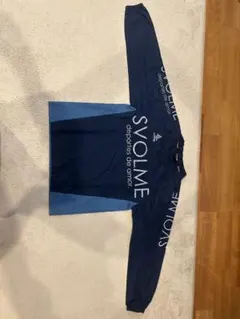 SVOLME Sサイズ　長袖ピステ　ネイビー/ブルー