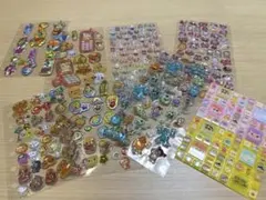 ボンボンドロップシール　ぷっくりシール　おはじきシール　　セットなっとうちゃん