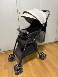 【おまけ付き】Aprica マジカルエアーフリーAB ベージュBE 背面ポケット
