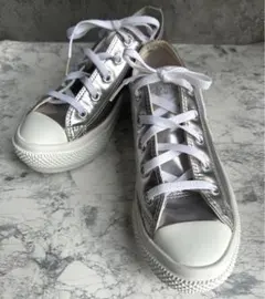 廃盤‼品️CONVERSE コンバース　オールスターライトPLTS シルバー　厚底