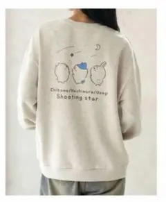 ちいかわ ハチワレ うさぎ ゆるトレーナー スウェット Sサイズ オートミール