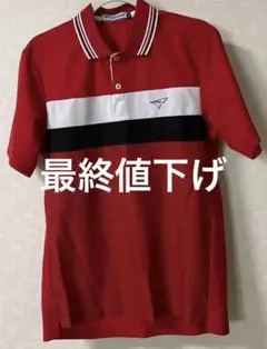 最終値下げ　ゴルフシャツ　TourStage Mサイズ レッドポロシャツ