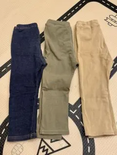 無印良品 ベビー レギンス 3点セット 90