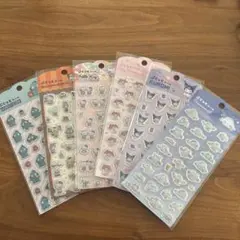 サンリオ　ぷっくりシール　6セット　キャンドゥ