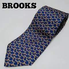 美品 BROOKS アメリカ製 トンボ柄 蝶柄 ネクタイ USAのサムネイル