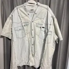 discovered ドッキングシャツ　半袖　ホワイトのサムネイル