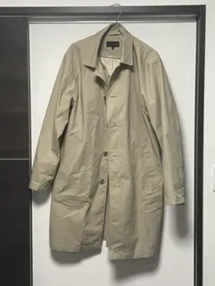 ブラウン ステンカラーコート