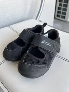 asics ブラック キッズシューズ 14.0cm 水遊びシューズ