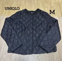 UNIQLO ユニクロ　WARM PADDED キルティング　黒　ブラック　M