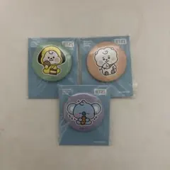 BT21 缶バッジ 3個セット