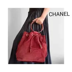 極美品♡CHANEL べっ甲ハンドル　デカココ　巾着　トートバッグ　マトラッセのサムネイル