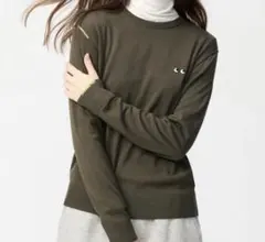 ユニクロ アニヤハインドマーチ メリノクルーネックセーターXL オリーブ