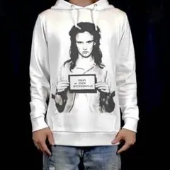 新品 ビッグ プリント ナチュラルボーンキラーズ 逮捕 マグショット パーカー