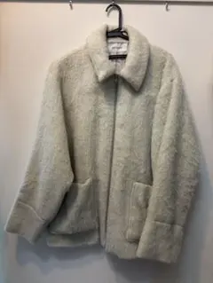 JEANASIS シャギーZIPミドルコート