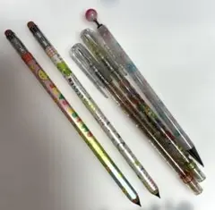 平成レトロ シャーペン シャープペン 5本セット 鉛筆 キャップ付き