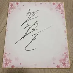 元名古屋グランパス 田中マルクス闘莉王 直筆サイン色紙 - メルカリ