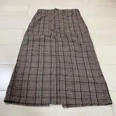 チェックスカート