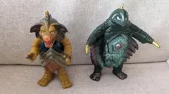 昭和　ソフビ怪獣　メガロマン　ゴラン　2匹セット　当時物 当時もの タカトク メガロマン ゴラン 2体セット ソフビ 昭和レトロ