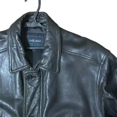 volcano ブラック レザーコート