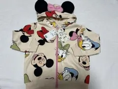 新品未使用　H&M ディズニー　100周年　ベージュ　パーカー　トレーナー