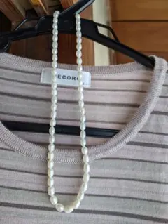 パールネックレス 約20cm マグネット留め具