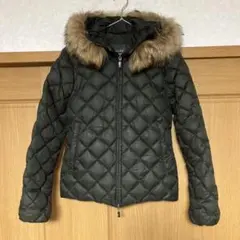 DUVETICA Aida ダウンジャケット 40 ダークブラウン ファー着脱可