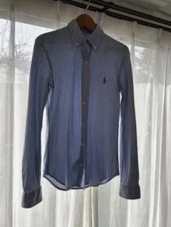 Ralph Lauren ウィントオックスフォード 長袖ボタンダウン　ブルー