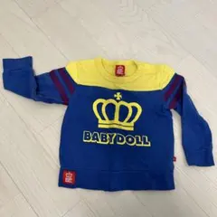 BABY DOLL トレーナー 90cm 青/黄