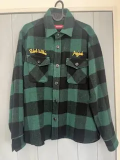 HIDE AND SEEK CHECK CPO JACKET ウール シャツ Sのサムネイル