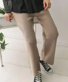 ニットパンツ カジュアルパンツ