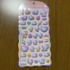 ハローキティ　コットンパフィーシール