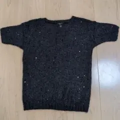 ANN TAYLOR ダークグレー 半袖トップス XSP