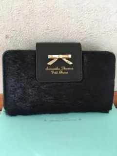 サマンサタバサ プチチョイス ファーiphone6/6sケースブラック黒　新品