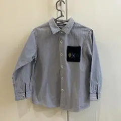 ファミリア ストライプ 長袖シャツ 110cm