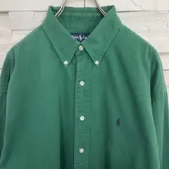 90s Ralph Lauren ラルフローレン BLAKE 長袖BDシャツ
