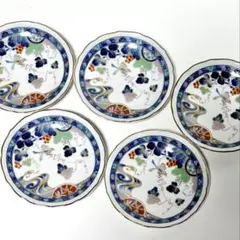 t*o様 ✨【新品・未使用品】九谷焼 八角輪花皿 俊美造 5枚セット