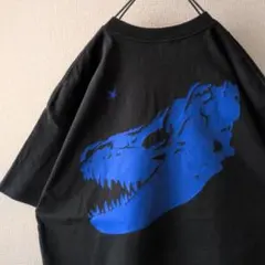 90s USA製 恐竜 ダイナソー 蓄光 プリント Tシャツ 総柄 - メルカリ