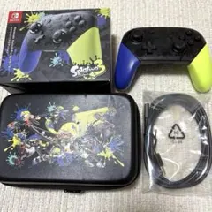 スプラトゥーン　Switch Proコントローラー ＆ EVAポーチ