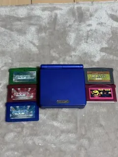 ゲームボーイアドバンスSP 青 ソフト5本付き