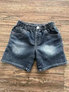 ショートパンツ　デニム 130サイズ　ダークブルー