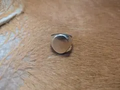 WAKAN SILVER SMITH Oval signet ring 極美品のサムネイル